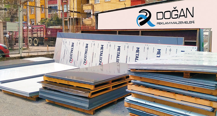 Aluminyum Kompozit Panel Pleksi Dekota Folyo Reklam Malzemeleri